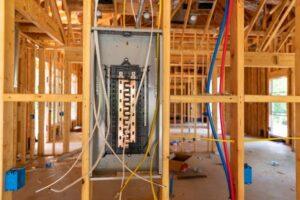electrical-circuit-breaker-panel-in-new-home-under-construction