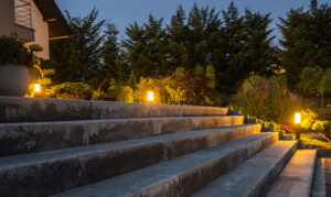 Solar Garden Lighting Installation
