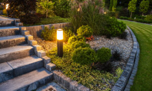 LED Garden Lighting Installation