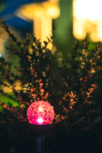 outdoor lighting installation