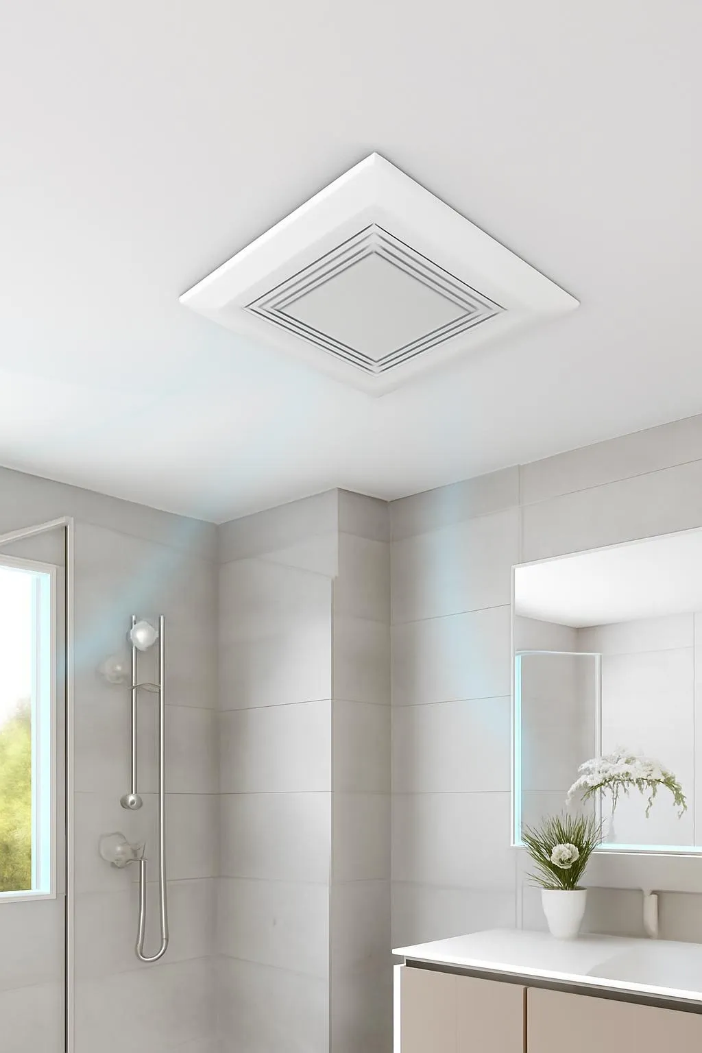 Professional bathroom exhaust fan installation